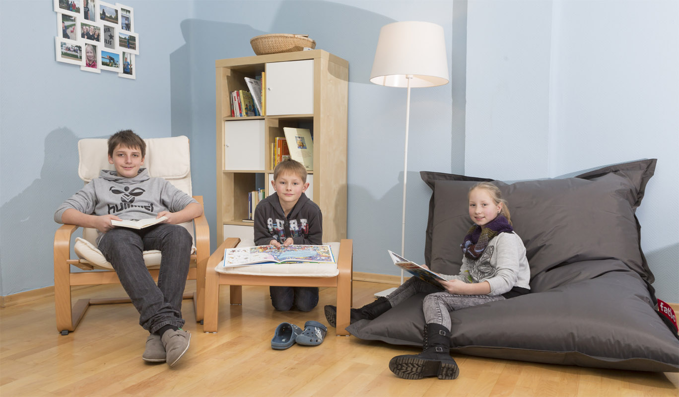 Gemeinsam Chillen in der Sozialpädagogischen Wohngemeinschaft Haus Ulrich