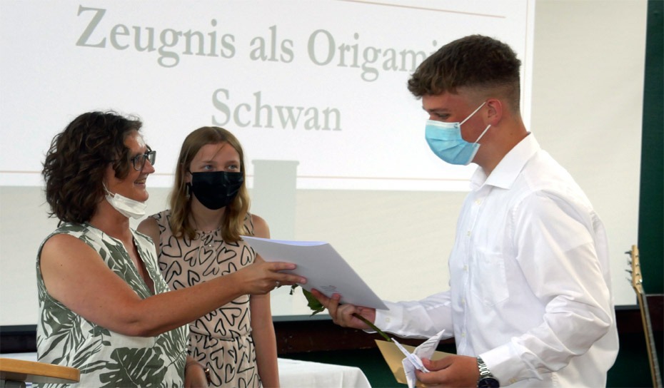 Entlassfeier 2021 an der Privaten Sekundarschule Schloss Varenholz