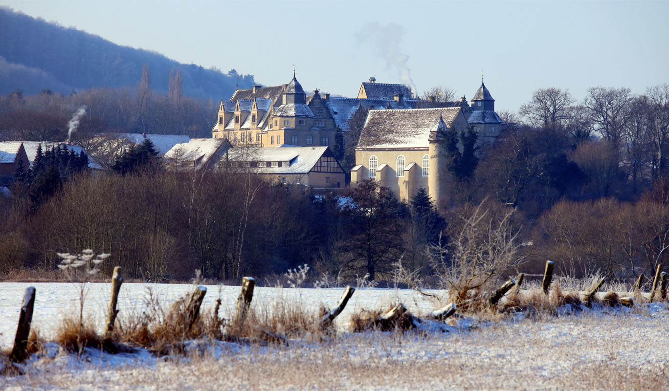 Schloss Varenholz im Winter